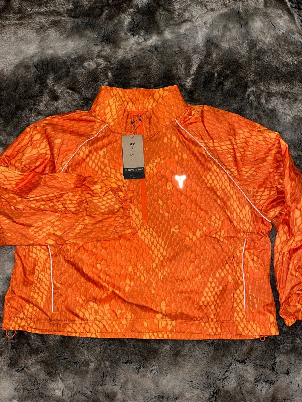 Nike Kobe Bryant Jacket Women's XXL Orange Mamba Pullover Repel Orange 2XL $130